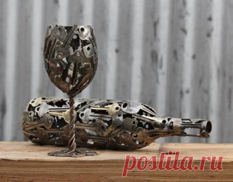 Потрясающие поделки из ключей | Viralist - Интересно! Удивительно! Восхитительно!