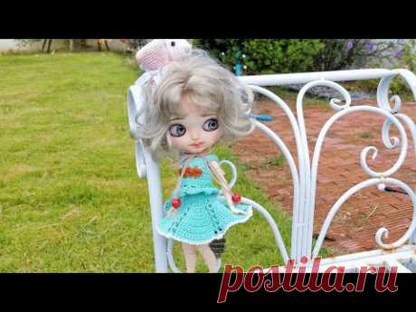 Easy crochet doll cute Cop tank top