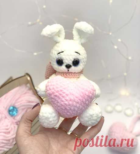 Мастер-класс &quot;Зайки Валентинка и Пасхальный&quot; амигуруми - LanaMi toys