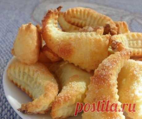 Удивительно вкусные творожные ушки без яиц и разрыхлителя Нежные и мягкие!