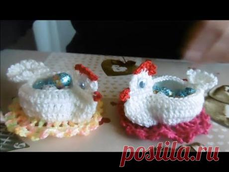 вязание крючком курочки - Tutorial