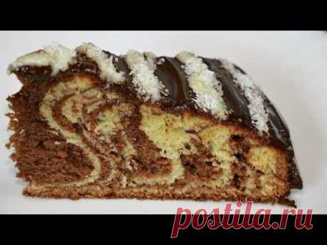 Ну, оОчень вкусный - Торт &quot;Зебра&quot;! - YouTube