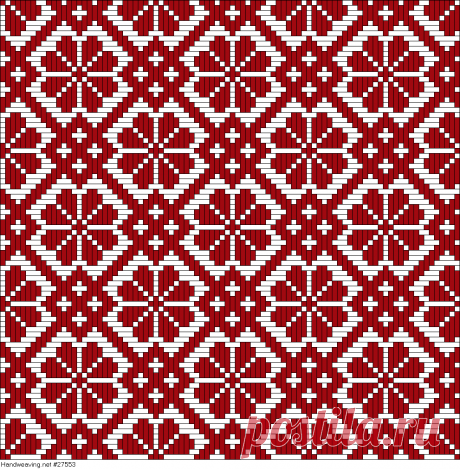 Weaving Draft Page 151, Figure 12, Donat, Franz Large Book of Textile Patterns, Germany, 1895, #27553