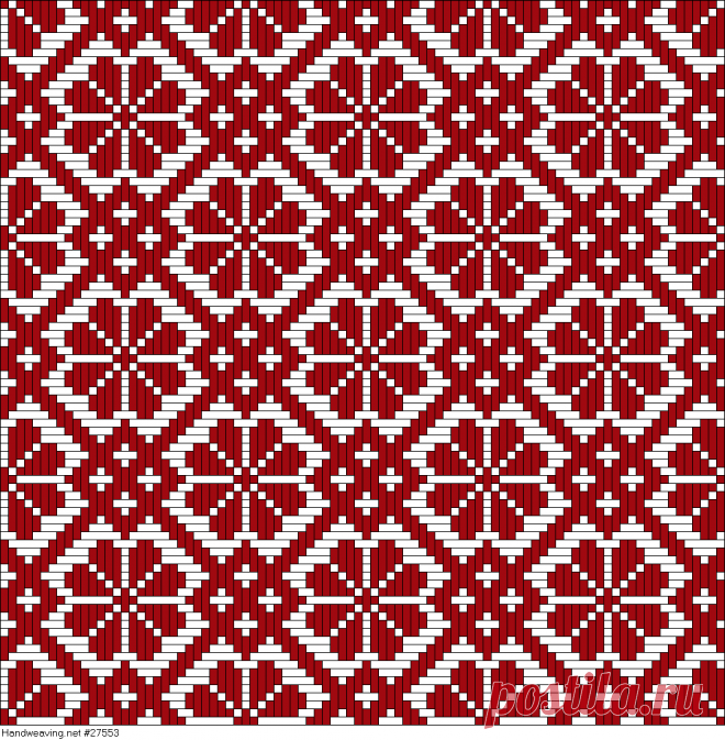 Weaving Draft Page 151, Figure 12, Donat, Franz Large Book of Textile Patterns, Germany, 1895, #27553