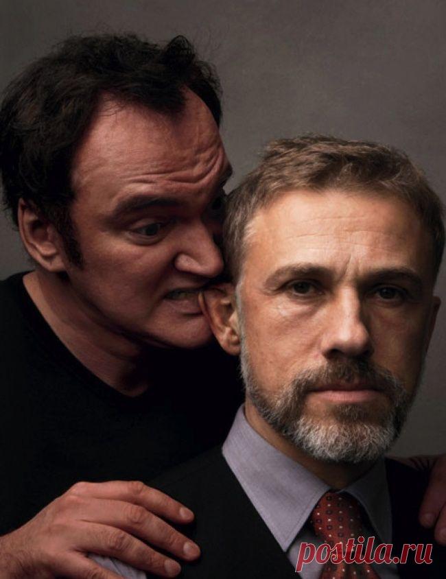 Квентин Тарантино и Кристоф Вальц. Энн Лейбовиц