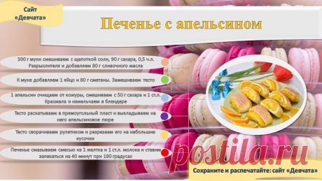 Печенье с апельсинами: ароматное лакомство к чаю и на праздник