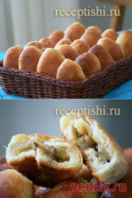 Пирожки печёные с картошкой и грибами | Кулинарные рецепты с фото на Рецептыши.ру