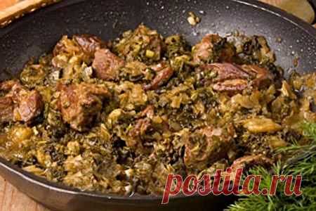 Сябзи (мясо с зеленью)