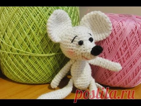 Вязаная Мышь Часть 3 Mouse Crochet Part 3