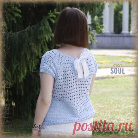 Топ SOUL
вязание спицами