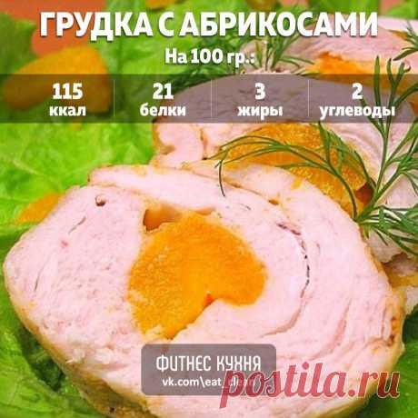 Нереально сочные куриные грудки 

Ингредиенты: 

4 куриных грудки 
240 г консервированных абрикосов (можно персиков не принципиально) 
100-150 г твердого сыра 
2 зубчика чеснока 
2-3 ст.л. сметаны 
Соль, специи по вкусу 
Тертый пармезан (факультативно) 

Приготовление: 

1. Вырезать ножом сбоку куриного филе карманчик и наполнить абрикосами. Снаружи натереть солью. 
2. Я кладу около трех половинок абрикосов на одно филе. 
3. На мелкой терке натираем сыр, перемешиваем его с...