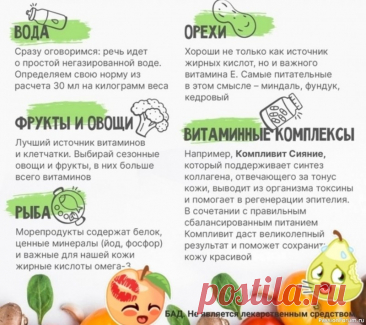 Секреты красоты. Питание для красивой кожи .