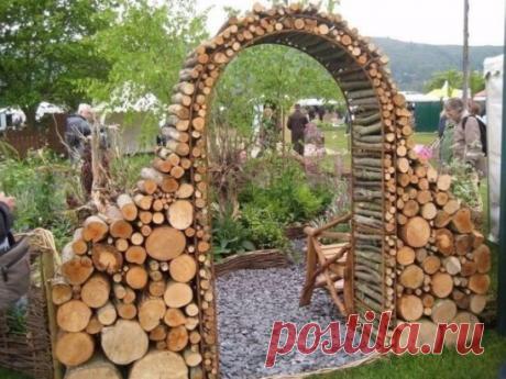 Шедевры для сада из простых вещей