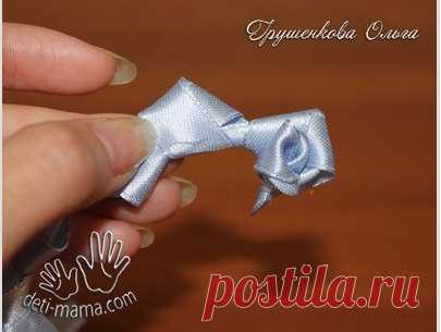 Розочки из лент