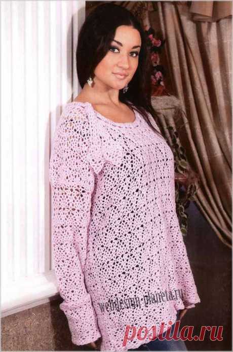Розовая кофта крючком с завязками | Вязание спицами, вязание крючком | Мир вязания . | Дневник oladka1811st
