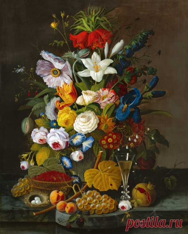 Классика...ФруктовоЦветочное ассорти | Severin Roesen (часть 3.)