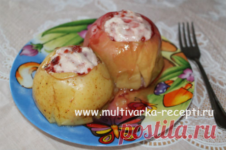 Яблоки печеные в мультиварке