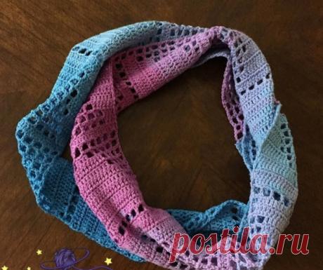 Как связать ажурный шарфик крючком - 5 мастер-классов