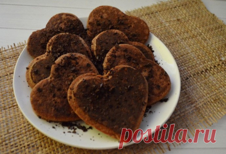 ​Шоколадно-творожные оладьи