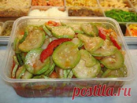 Маринованные кабачки быстрого приготовления по-корейски