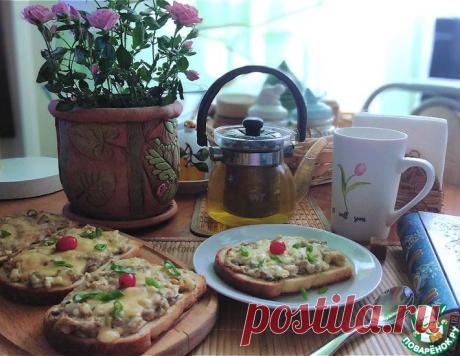 Горячие бутерброды с сардиной – кулинарный рецепт