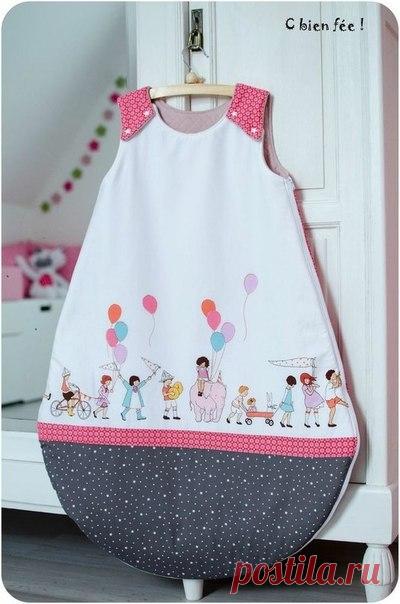 спальный мешок для новорожденного. идеи+выкройка
