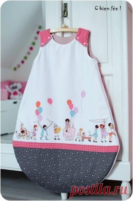 спальный мешок для новорожденного. идеи+выкройка