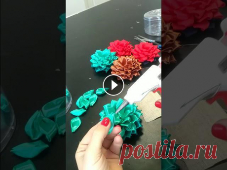 Украшения из атласных лент,репсовых лент канзаши резинки заколки #росюк23 своими руками, ХЕНДМЕЙД

плотные узоры крючком видео уроки