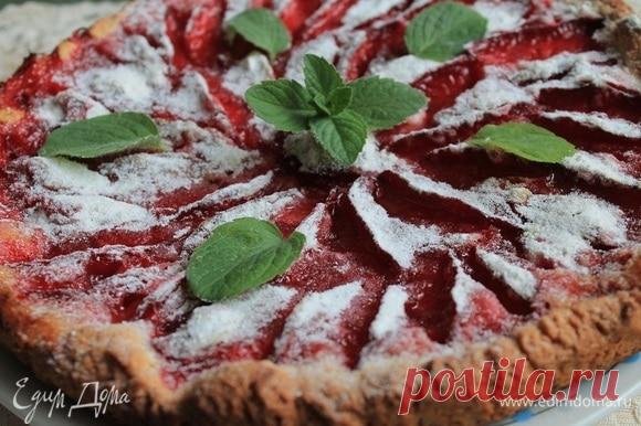 Сливовый немецкий пирог, пошаговый рецепт на 1965 ккал, фото, ингредиенты - Natalya LF