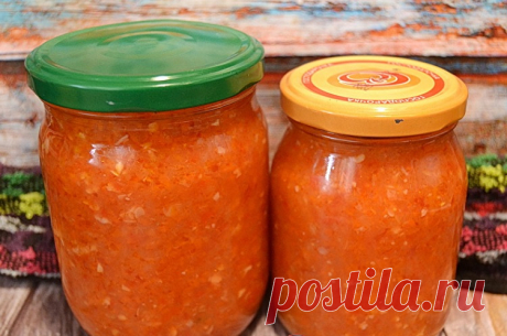 Очень вкусная кабачковая аджика