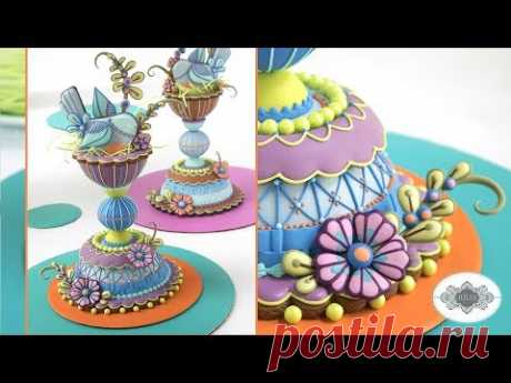 3-D Folk Art Bird Nest Cookie - Part 2: Assembly
