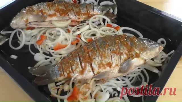 Рецепт запеченной рыбы по корейски | Пикабу