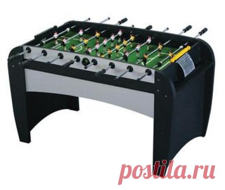 Настольный футбол (кикер) "Rialto" (141x73x82, светло-черный)