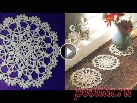 Круглая салфетка крючком (мк). Видео-урок по вязанию салфетки крючком. Много интересных уроков по вязанию смотрите на канале "Вязалочки от Наталочки"....
