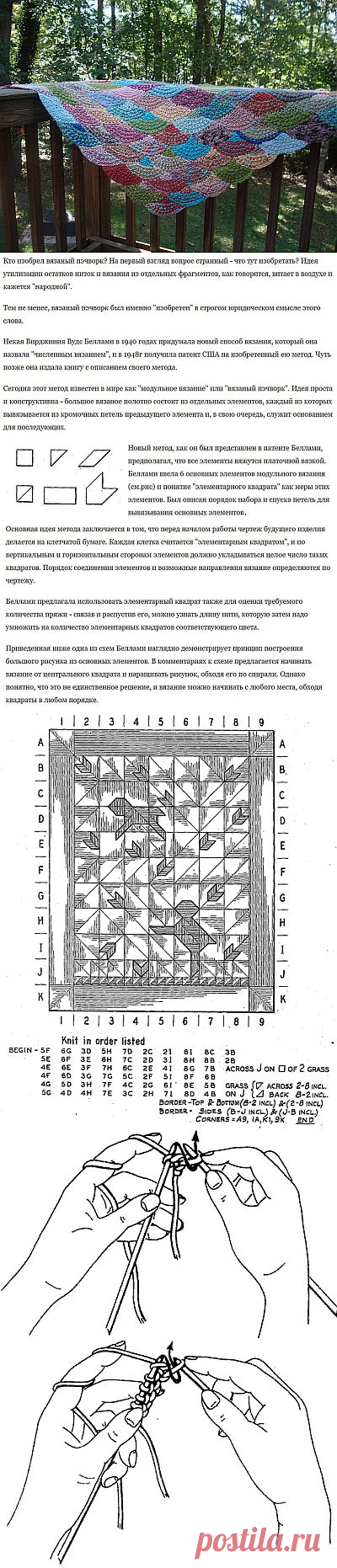Век вяжи - век учись! Модульное вязание спицами. Краткий справочник + модели + видео.