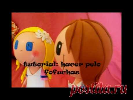 Tutorial hacer pelo fofuchas pelo corto chico