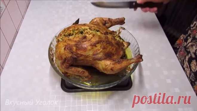 ПРАЗДНИЧНАЯ курица фаршированнся