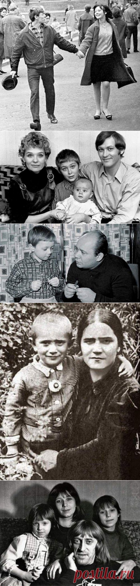 Семейные фото известных советских актёров / Назад в СССР / Back in USSR