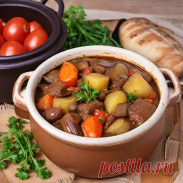 Чинахи из говядины в горшочке
