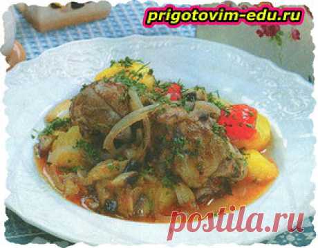 Курица с баклажанами — Кулинарные рецепты