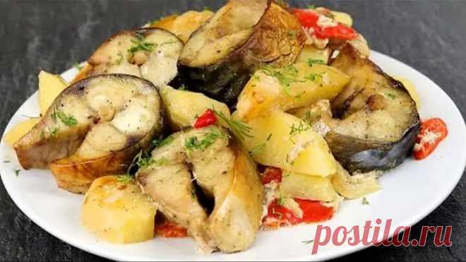 Божественная скумбрия с картофелем — это блюдо, которое просто тает во рту!