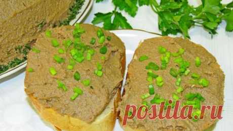 Вкусный и нежный паштет с говяжьей печенью