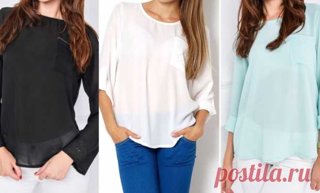 Простые блузы с рукавом реглан. Подборка выкроек и идеи