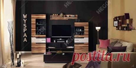 Стенка для гостиной Виспа 1 стекло глянец венге орех балтимор арт144 (артикул: 100144) – купить в Москве за 31590 руб в интернет-магазине Heggi