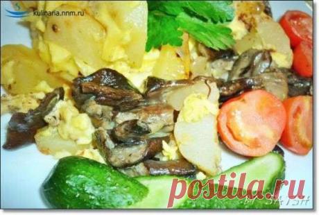 Грибы с картофелем в горшочке - пошаговый рецепт с фото