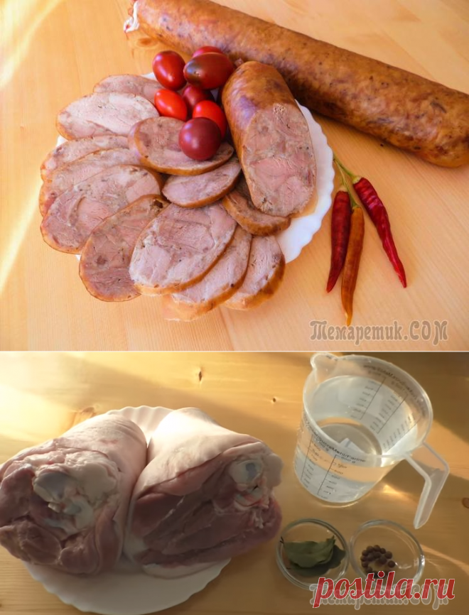 100% колбаса - никакой химии, только мясо и специи! Простой рецепт вкусной домашней колбасы
