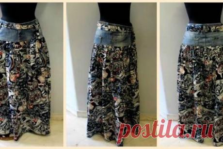 Как переделать старые джинсы в шикарную юбку за 45 минут!
Как переделать старые джинсы в шикарную юбку за 45 минут! Почти наверняка у каждой из нас есть пара джинсов, которые вышли из моды, немного потерлись или просто надоели. Выбрасывать или отдавать их ж…
