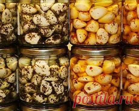 Чеснок маринованный