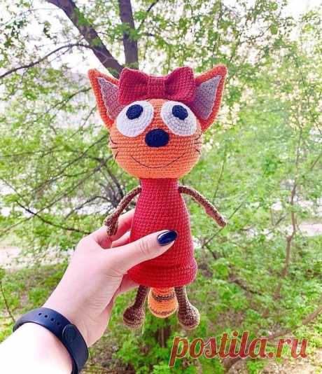 Кошка Карамелька амигуруми: мастер-класс | Амигуруми