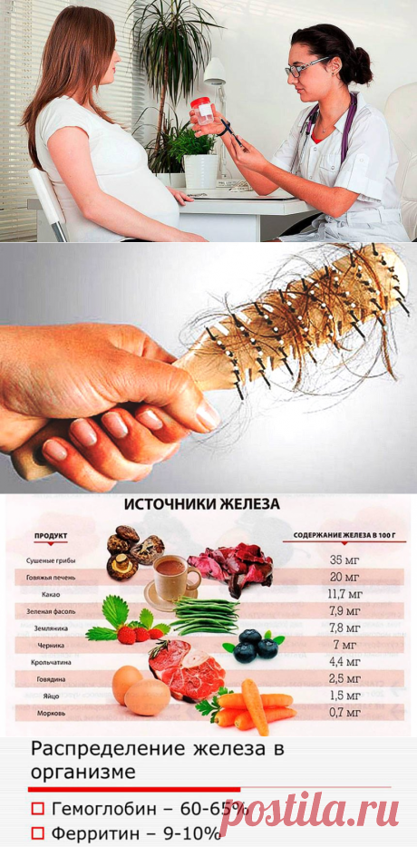 Ферритин и выпадение волос при анемии